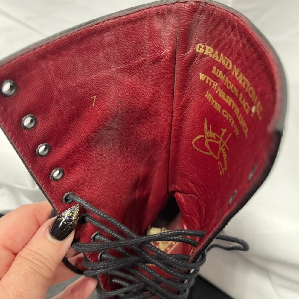 Fluevog Original Corset Grand National Boots Sz 7 - Picture 11 of 12